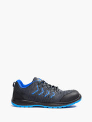 Landrover Grey/Blue Lace-up Safety Trainer