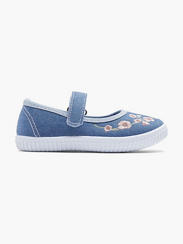 Toddler Girls Embroidered Canvas Shoe