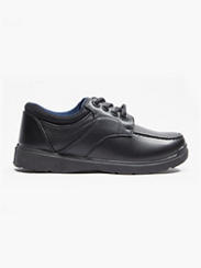 Teen Boys Black Chunky Lace Up Shoes