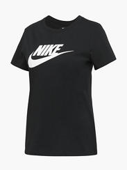 Zwarte Tee Essential Icon - dames