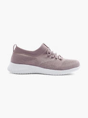 Ladies Elasticated Lace Mesh Trainers