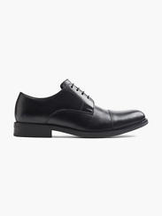 Claudio Conti Black Leather Formal Lace-up Shoe