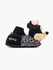 Zwarte pantoffel Minnie Mouse
