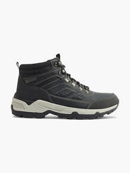 Mens Black Landrover Lace Up Boots