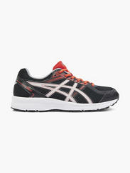 Mens Asics Black Red Trainers