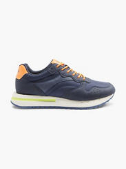 Mens Venice Navy Lace Up Trainer