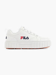 Witte sneaker platform