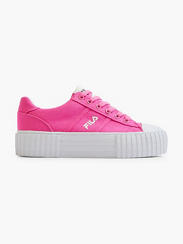 Roze platform canvas sneaker