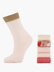 Roze sokken 36-42 5 pak