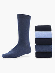 Donkerblauwe sokken  43-43 5 pak