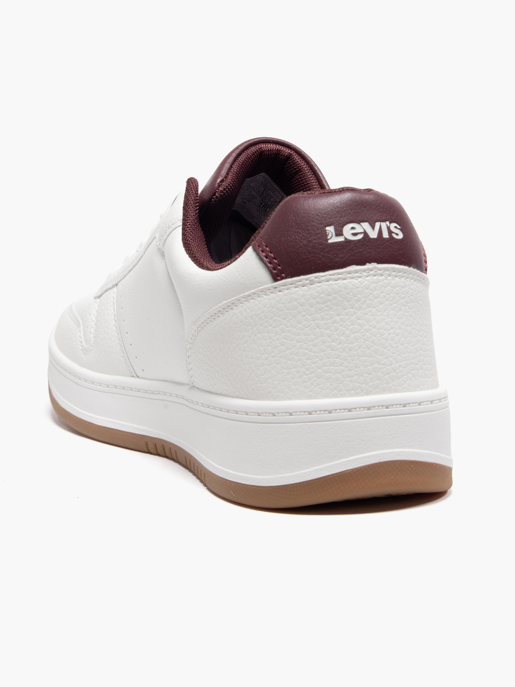 Levis) Mens Levi Drive Casual Off White Trainers in Off white 