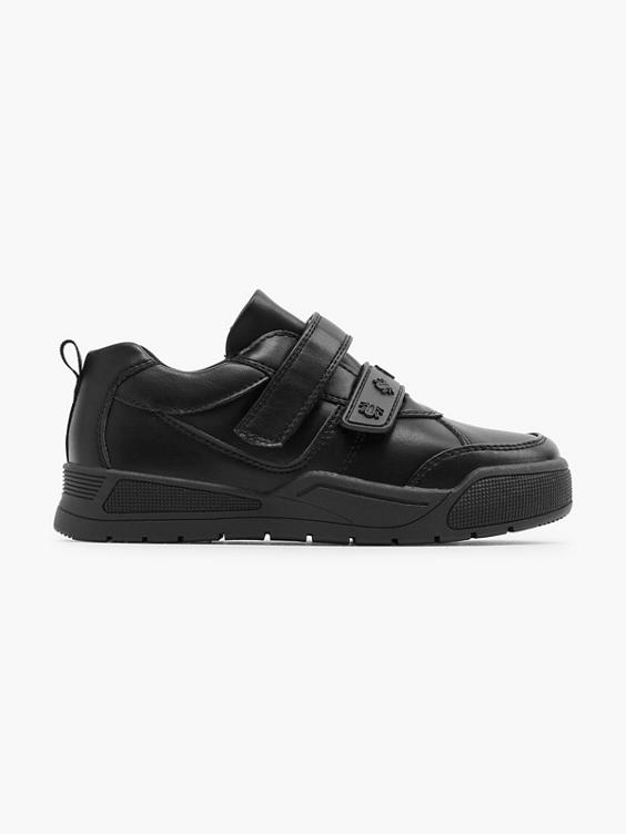 (Little Green Feet) Junior Boy Sporty School Shoe in Black | DEICHMANN