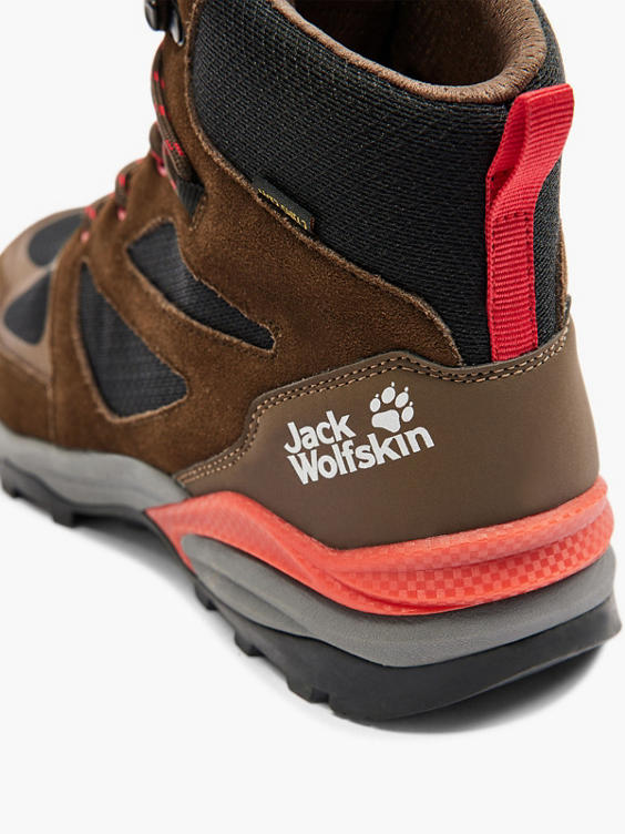Brown Jack Wolfskin Midcut Lace-up Hiking Boot