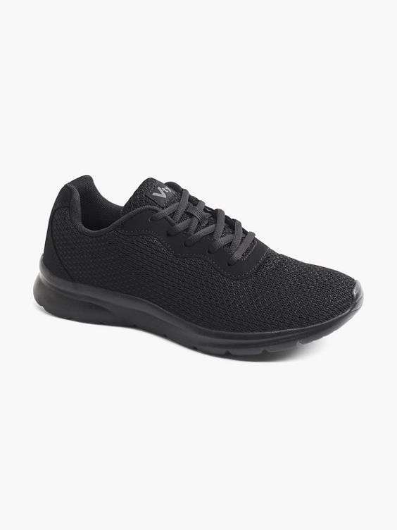 (Victory) Mens VTY Black Lace-up Trainers in Black | DEICHMANN