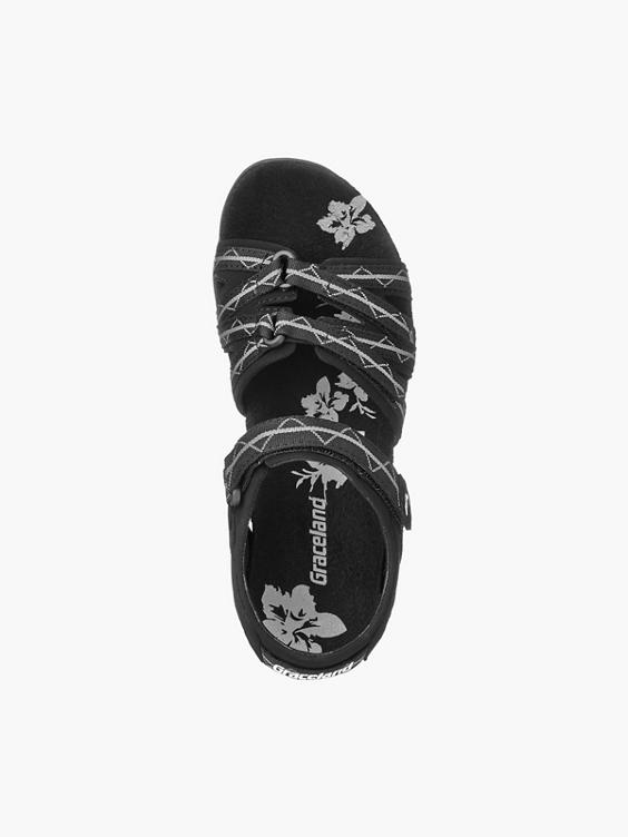 Graceland Damen Trekking Sandale schwarz Neu