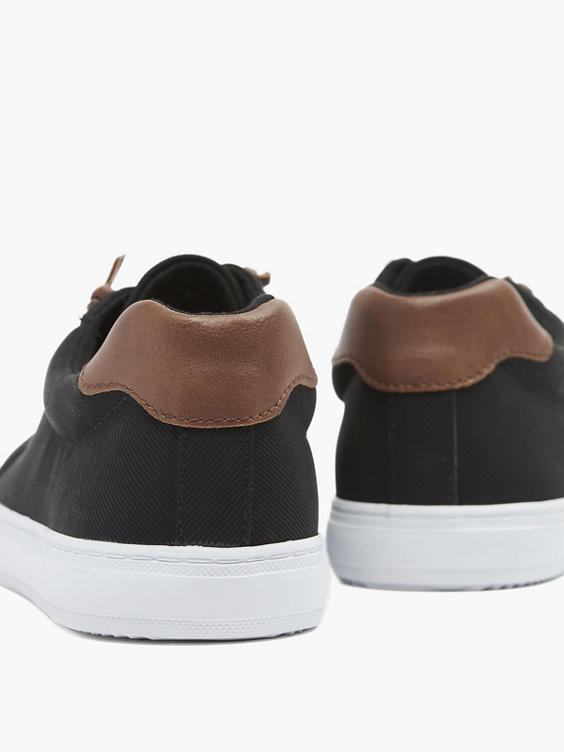 Ladies Canvas Lace-up Trainers