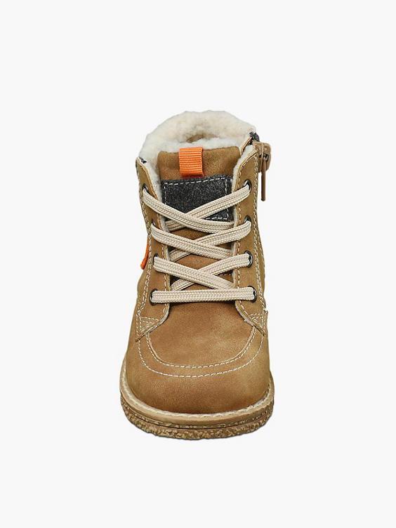 Toddler Boy Tan Lace-up Ankle Boots