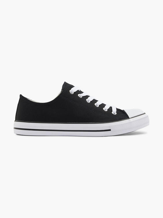 Vty) Mens VTY Lace-up Canvas Shoes in Black | DEICHMANN