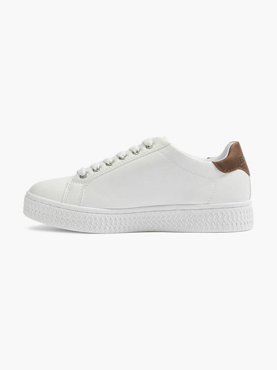 Ladies White Bench Trainers