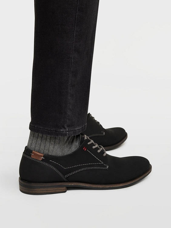 Mens Black Formal Lace-up Shoes