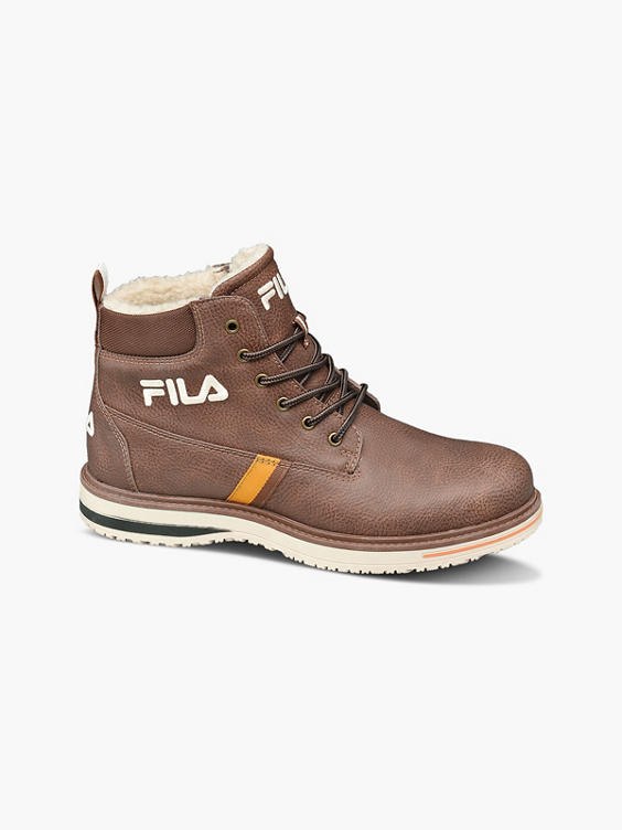 Mens Fila Brown Lace-up Boots