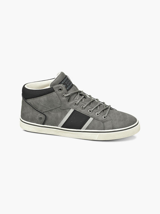 Mens Memphis One Grey Mid Cut Casual Trainers