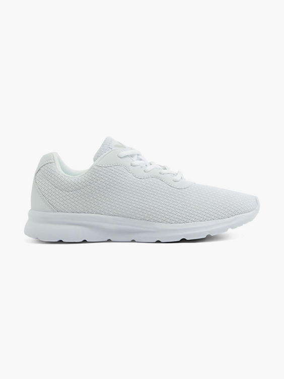 VTY Mens White Lace-up Trainers