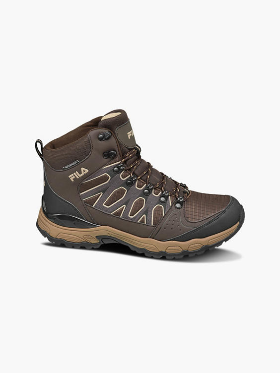 Mens Fila Brown Trekking Lace-up Boots