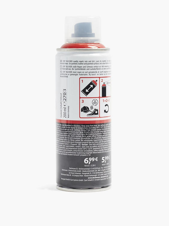 Spray - 100% water- en vuilafstotend
