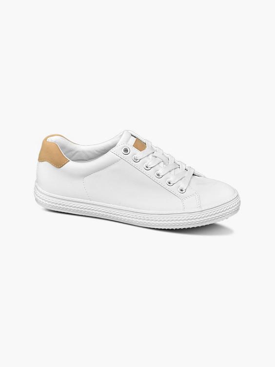 Ladies Canvas Lace Up Trainers
