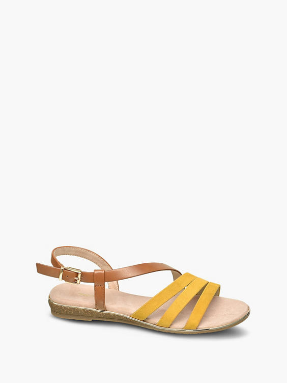 Gele sandaal