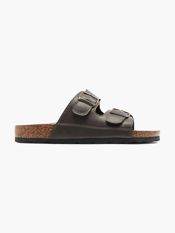 Mens Memphis One Brown Twin Buckle Footbed