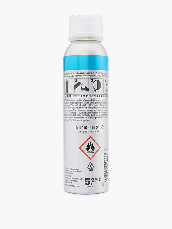 150ml Schuhdeo Active Formel S Spray (1L = 39,93€)