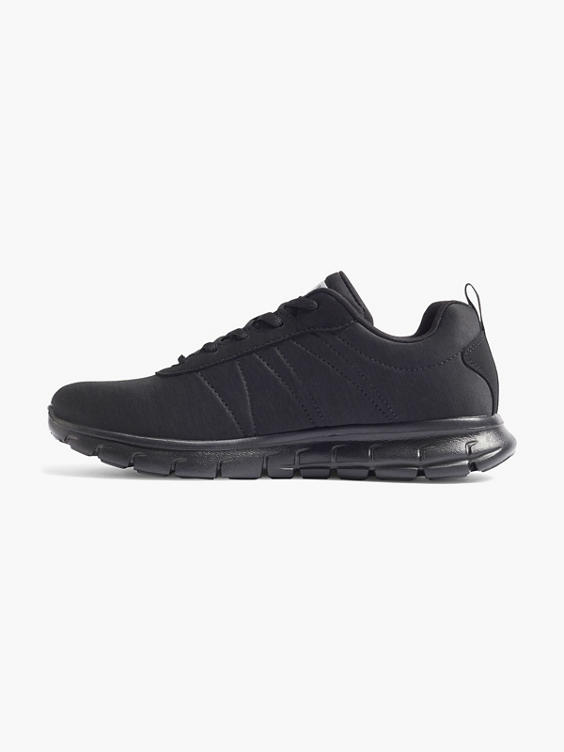 Black Skechers VIM Lace-up Trainers