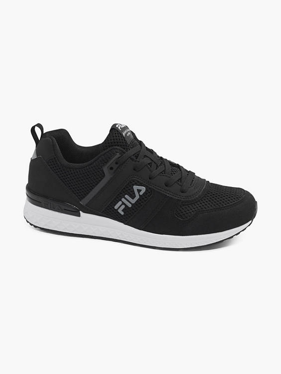 Mens Fila Black Lace-up Trainers