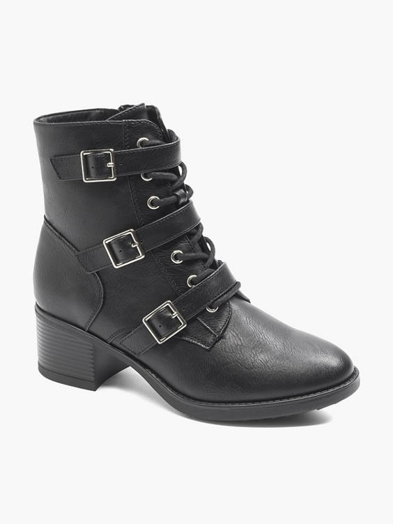Black Heeled Ankle Boots