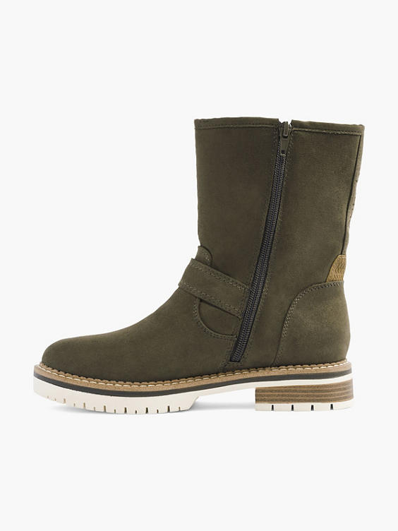 Bench Khaki Warm Lined Boots