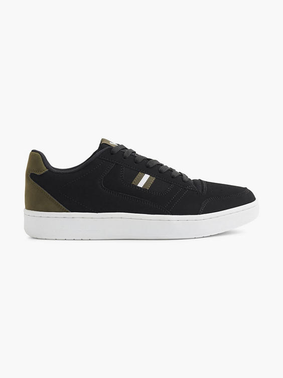 Mens VTY Black Lace-up Trainers