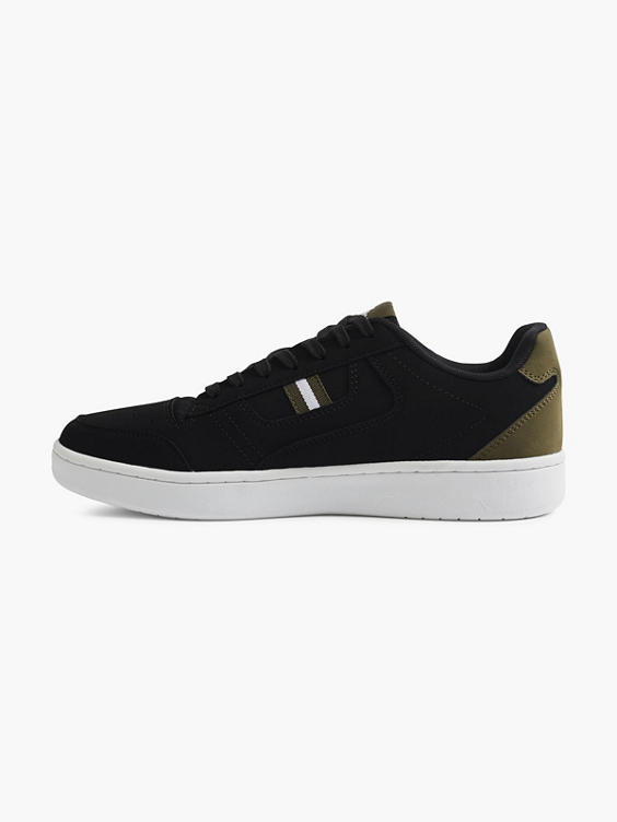 Mens VTY Black Lace-up Trainers