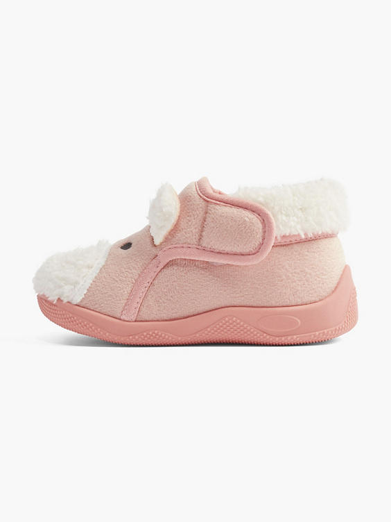 Toddler Girls Cupcake Couture Pink Dog Slipper