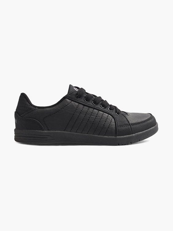 VTY Ladies Black Lace-up Trainers