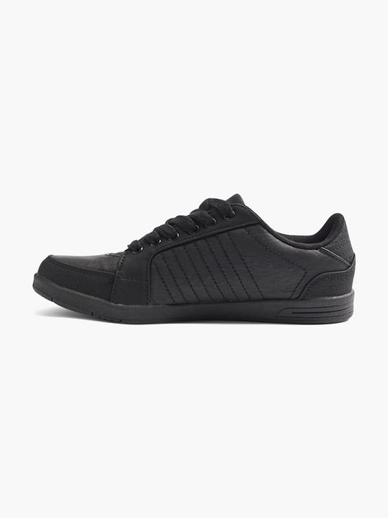 VTY Ladies Black Lace-up Trainers