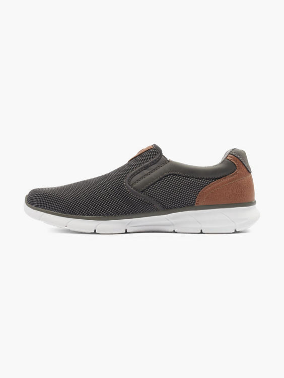 Venice Navy/Brown Casual Slip-on Shoe