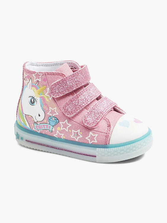 Roze sneaker unicorn