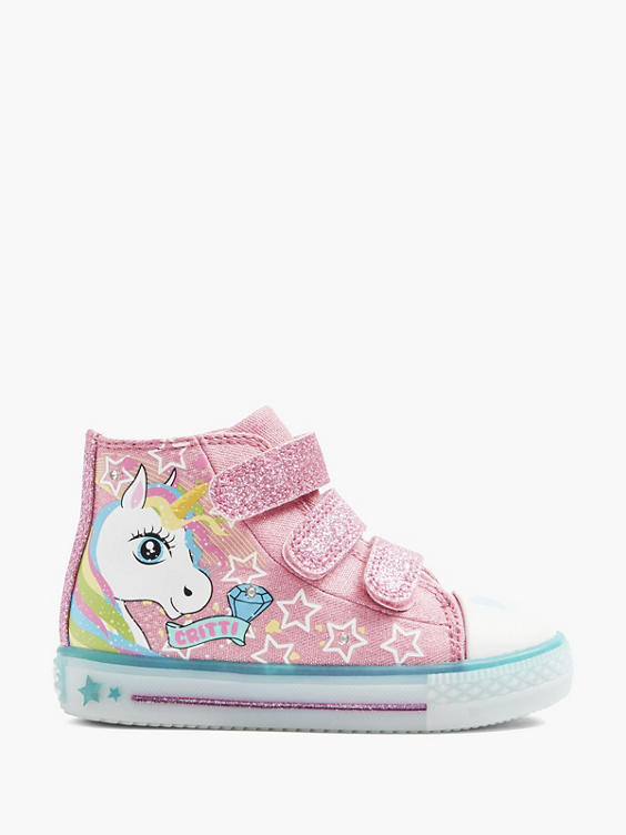 Roze sneaker unicorn