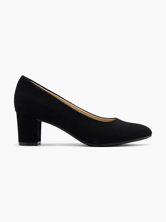 schwarze pumps rund