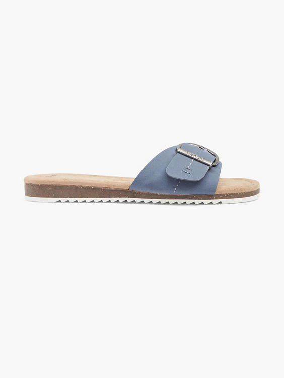 Bench Blue Mule Slide Sandal