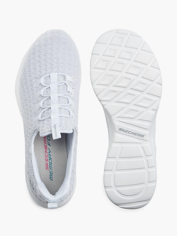 Witte slip-on sneaker memory foam