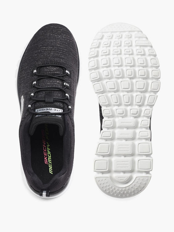 Zwarte slip-on sneaker memory foam