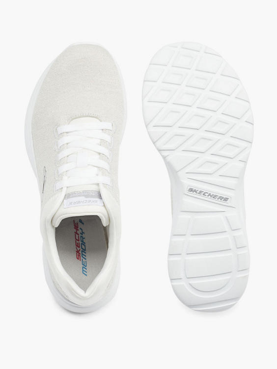 Witte sneaker memory foam
